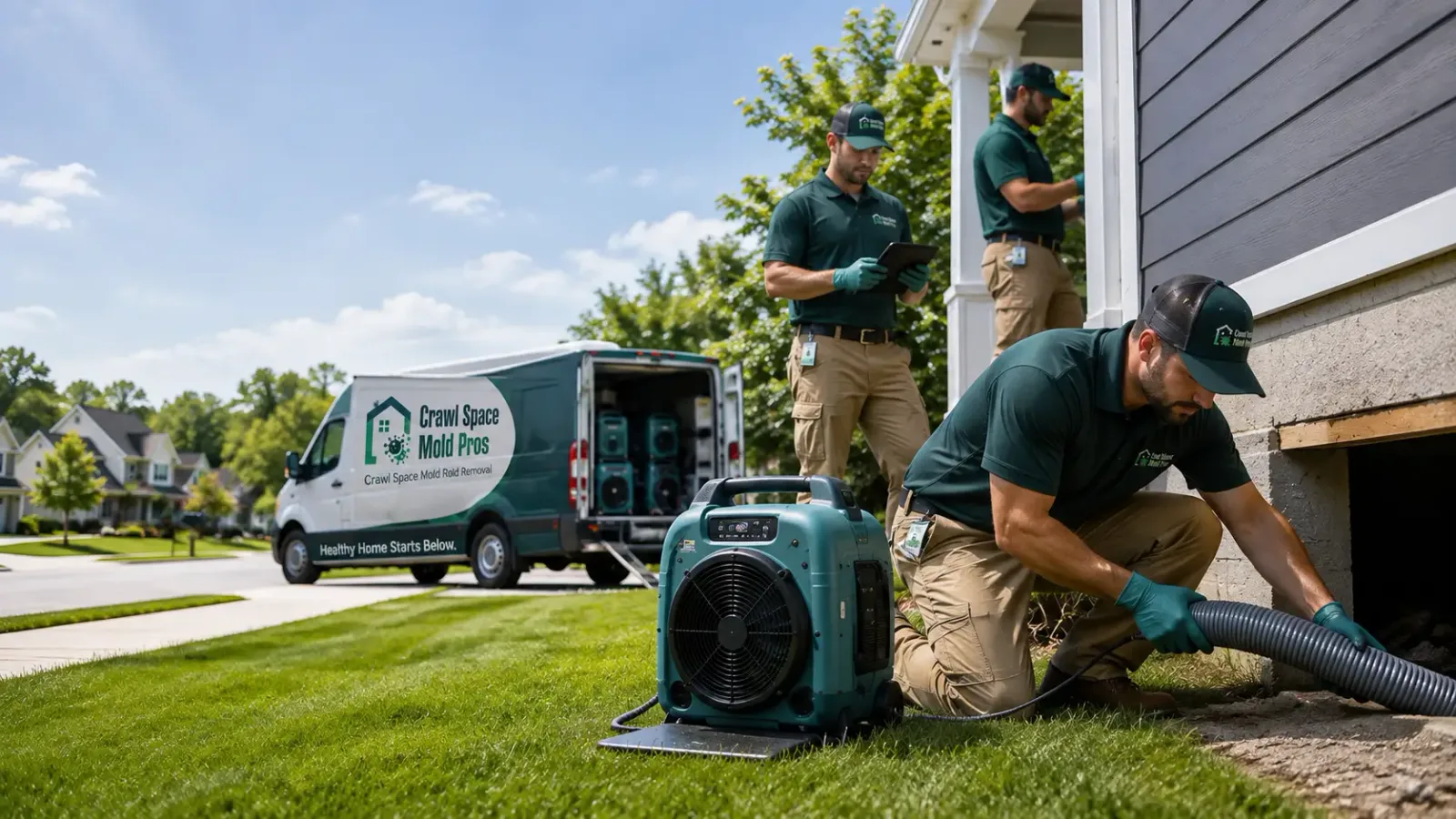 Crawl Space Mold Removal in Bloomsburg, PA